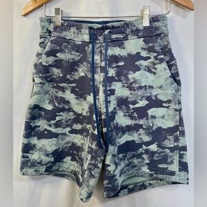 Lululemon Athletica Navy Camouflage Shorts